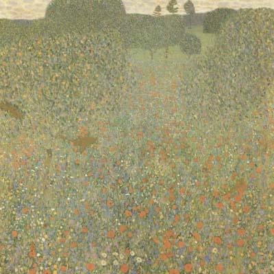 Gustav Klimt Poppy Field (mk20) Sweden oil painting art